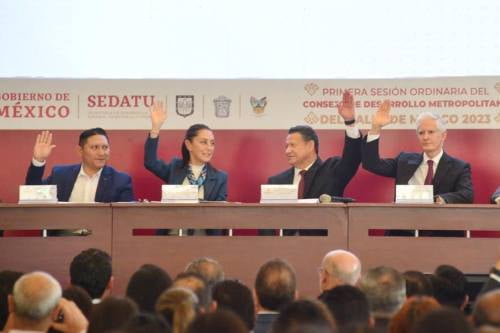Establecen Edomex, Hidalgo, CDMX y SEDATU acuerdos para el desarrollo ordenado u sustentable de la zona metropolitana del valle de México